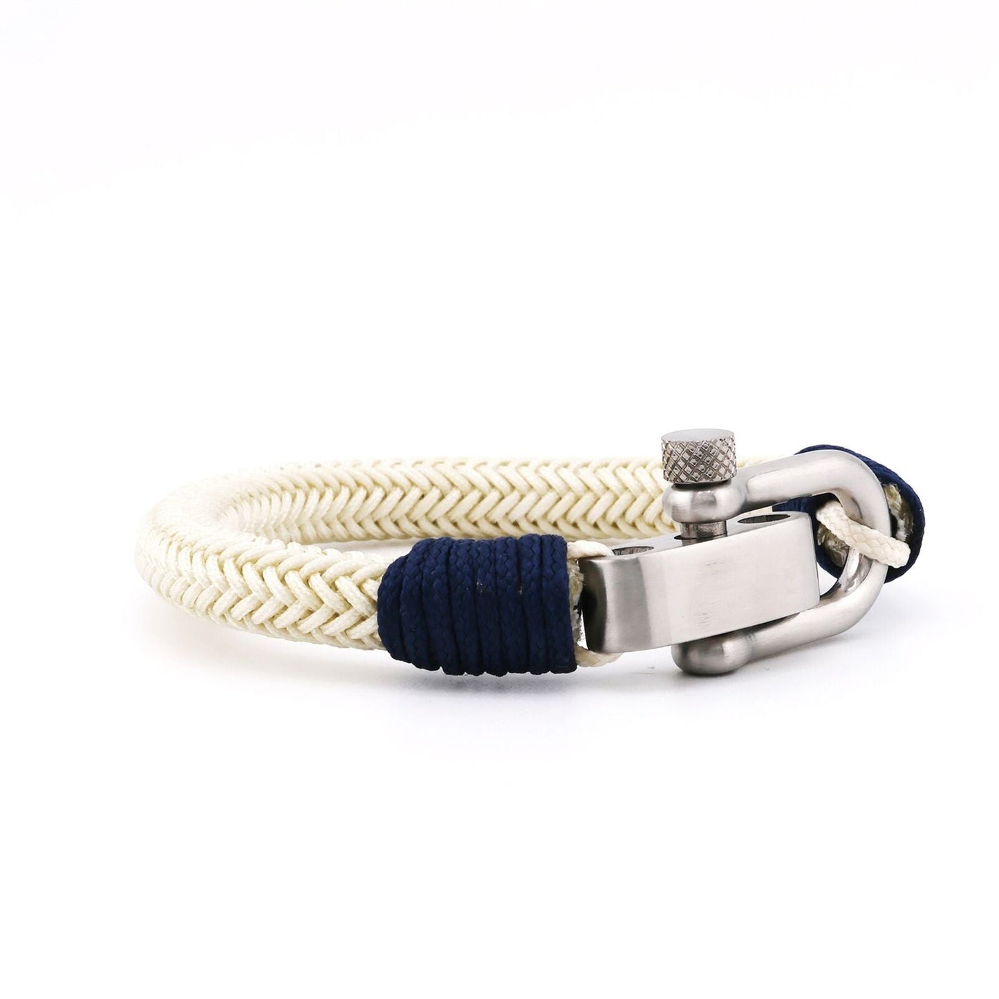 Desert Loop Braided Rope Adjustable Shackle Bracelet - Bluccii