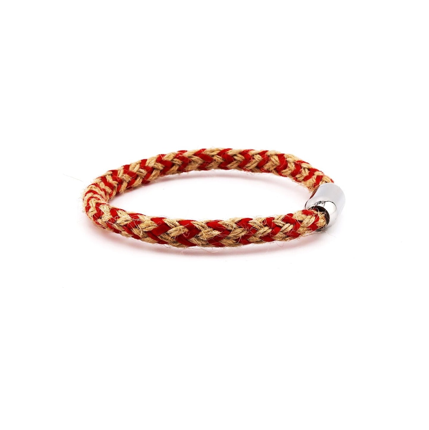 Haystack Braided Rope Magnetic Clasp Bracelet - Bluccii
