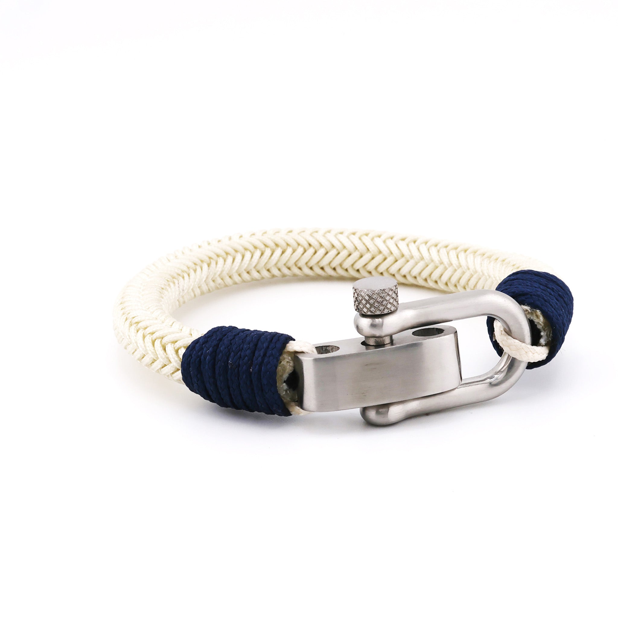 Desert Loop Braided Rope Adjustable Shackle Bracelet