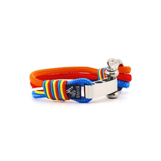 Rainbow Gyre Nautical Rope Bracelet - Bluccii